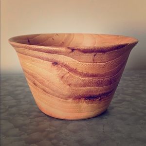 Small wood (Pecan) hand turned bowl